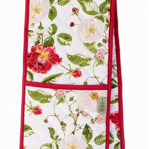 Ulster Weavers Tradl. Rose Dbl. Glove Oven Mitt - Picture 2 of 2